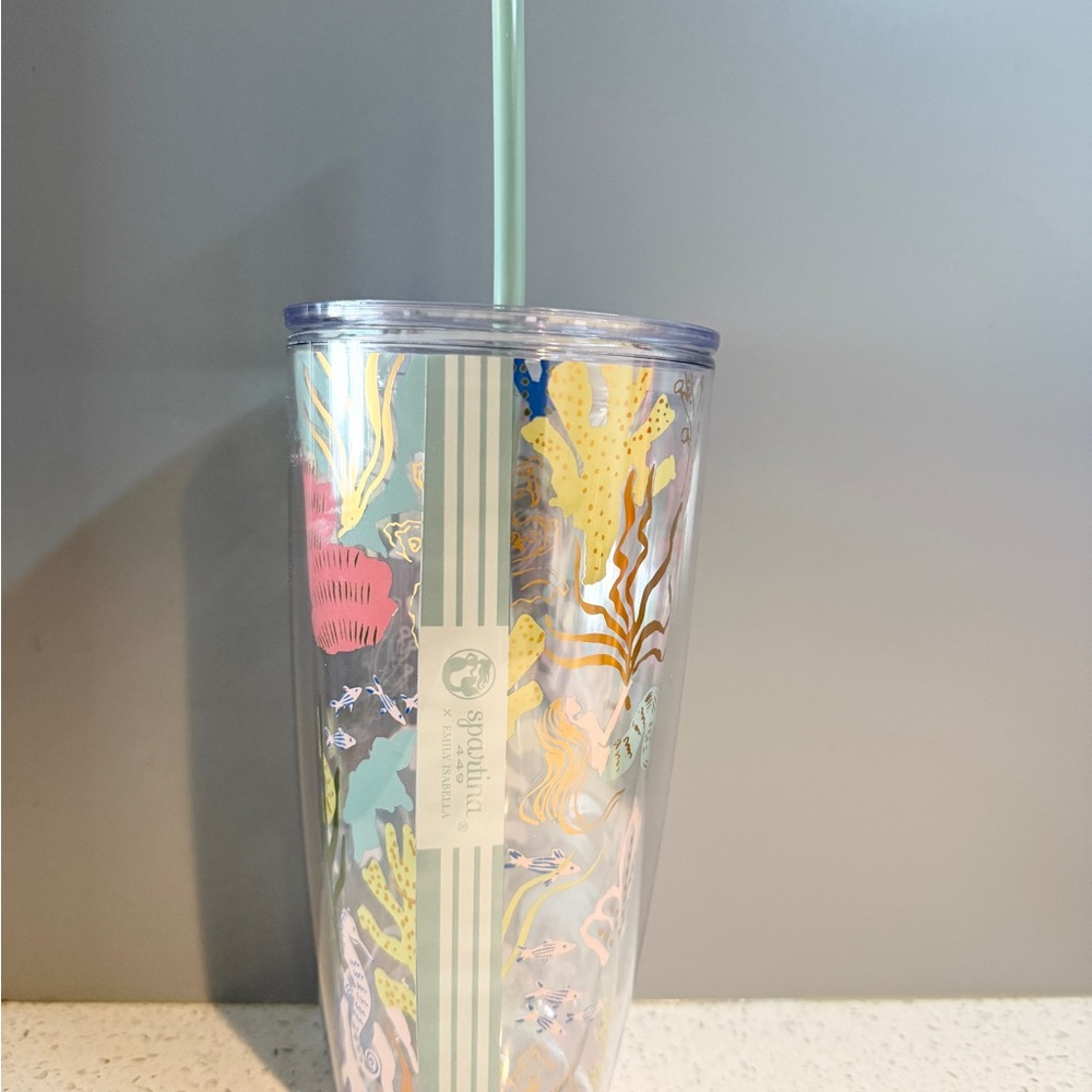 Spartina 449 Mermaid Sea Tumbler with Straw